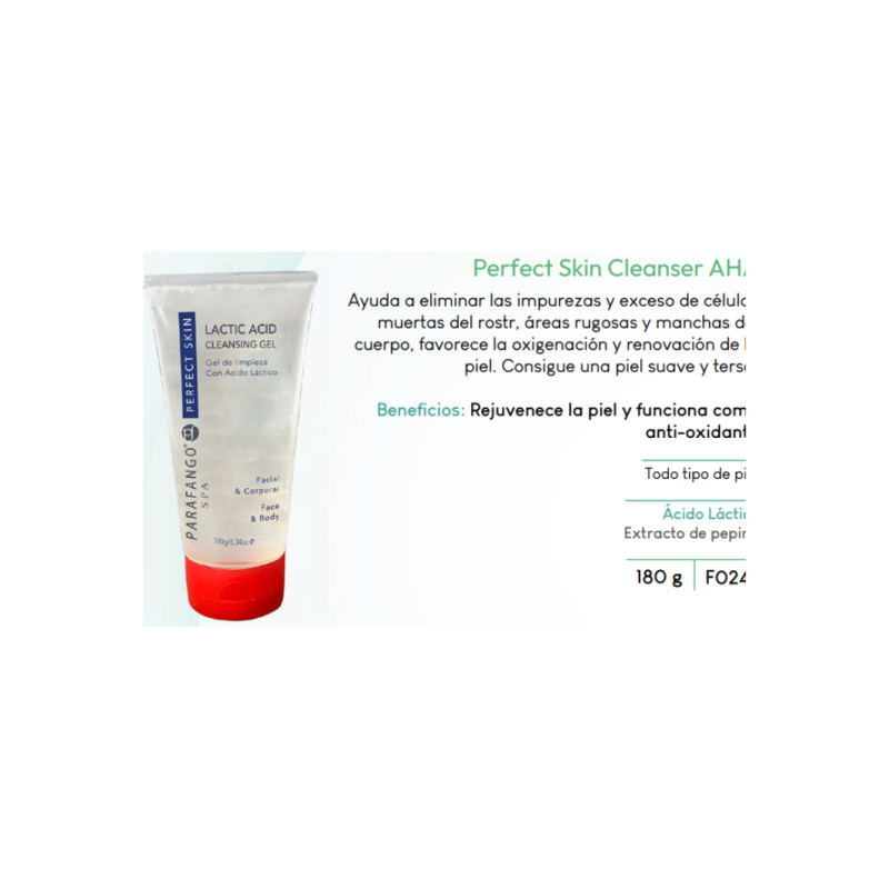 PERFECT SKIN GEL LIMPIADOR CON ÁCIDO LÁCTICO